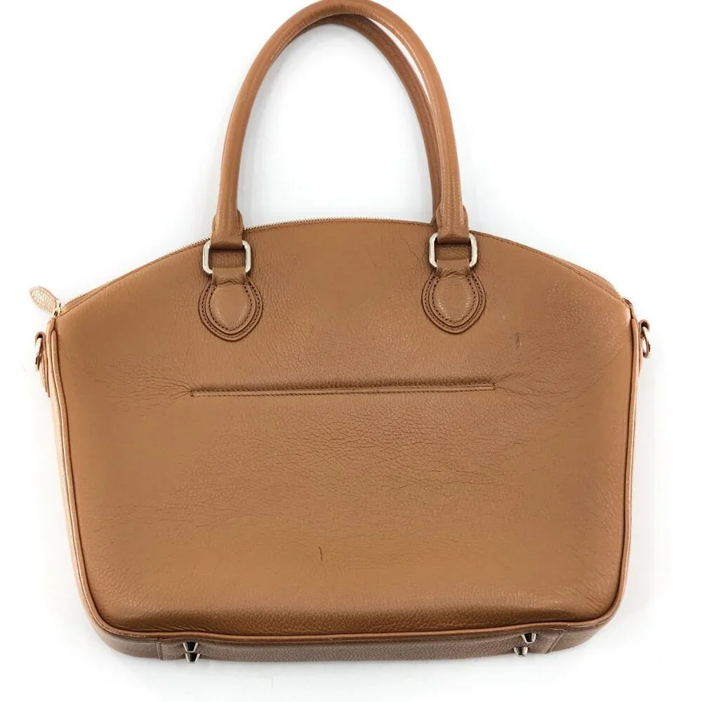 LDR Brands -‎ The Porter Leather Laptop bag Tan No Crossbody Strap
